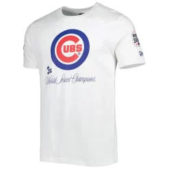 Men's New Era White Chicago Cubs Historical Championship T-Shirt -New Era Shop 5951232 ALT2
