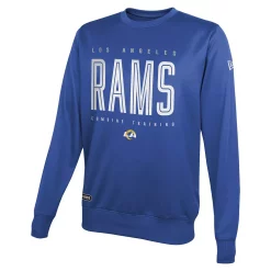 Men's New Era Royal Los Angeles Rams Combine Authentic Top Pick Pullover Sweatshirt -New Era Shop 5951311 ALT2