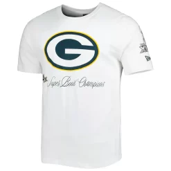 Men's New Era White Green Bay Packers Historic Champs T-Shirt -New Era Shop 5951776 ALT2