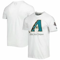 Men's New Era White Arizona Diamondbacks Historical Championship T-Shirt