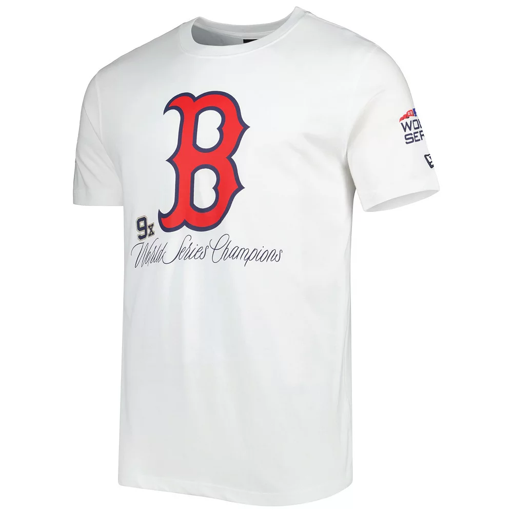 Men's New Era White Boston Red Sox Historical Championship T-Shirt 3 Men's New Era White Boston Red Sox Historical Championship T-Shirt - Image 3