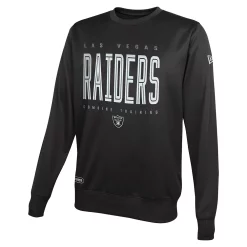 Men's New Era Black Las Vegas Raiders Combine Authentic Top Pick Pullover Sweatshirt -New Era Shop 5952597 ALT2