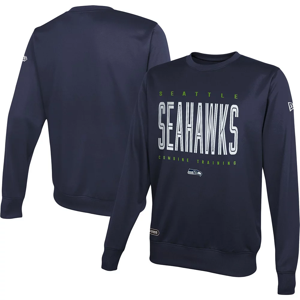 Men's New Era College Navy Seattle Seahawks Combine Authentic Top Pick Pullover Sweatshirt 1 Men's New Era College Navy Seattle Seahawks Combine Authentic Top Pick Pullover Sweatshirt