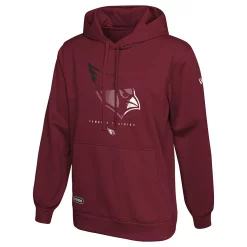 Men's New Era Cardinal Arizona Cardinals Authentic Combine Watson Pullover Hoodie