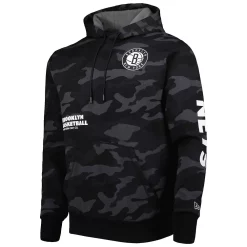 Men's New Era Black/Camo Brooklyn Nets Tonal Pullover Hoodie 5 Men's New Era Black/Camo Brooklyn Nets Tonal Pullover Hoodie -New Era Shop 5967641 ALT2