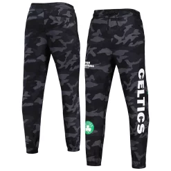 Men's New Era Black/Camo Boston Celtics Tonal Joggers