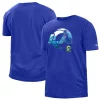 Men's New Era Blue Los Angeles Rams 2022 Sideline Ink Dye T-Shirt