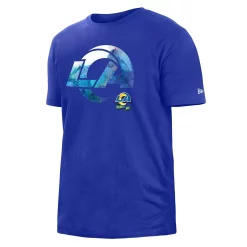 Men's New Era Blue Los Angeles Rams 2022 Sideline Ink Dye T-Shirt -New Era Shop 5982063 ALT2