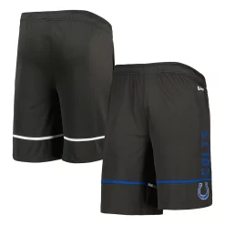 Men's New Era Charcoal Indianapolis Colts Combine Authentic Rusher Training Shorts