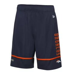 Men's New Era Black Denver Broncos Combine Authentic Rusher Training Shorts -New Era Shop 5994002 ALT2