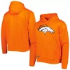 Men's New Era Orange Denver Broncos Combine Authentic Stadium Pullover Hoodie