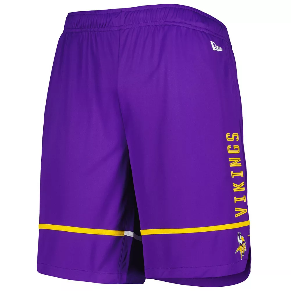 Men's New Era Purple Minnesota Vikings Combine Authentic Rusher Training Shorts 3 Men's New Era Purple Minnesota Vikings Combine Authentic Rusher Training Shorts - Image 3