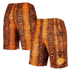 Men's New Era Orange Kansas City Chiefs Summer Pop Shorts