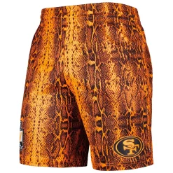 Men's New Era Orange San Francisco 49ers Summer Pop Shorts -New Era Shop 6001534 ALT2