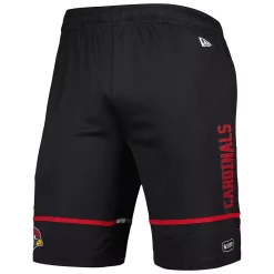 Men's New Era Black Arizona Cardinals Combine Authentic Rusher Training Shorts -New Era Shop 6001599 ALT2
