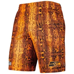 Men's New Era Orange Seattle Seahawks Summer Pop Shorts -New Era Shop 6001609 ALT2