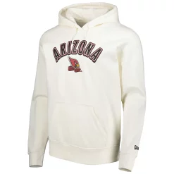 Men's New Era Cream Arizona Cardinals Sideline Chrome Pullover Hoodie 5 Men's New Era Cream Arizona Cardinals Sideline Chrome Pullover Hoodie -New Era Shop 6002217 ALT2