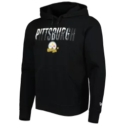 Men's New Era Black Pittsburgh Steelers Ink Dye Pullover Hoodie 5 Men's New Era Black Pittsburgh Steelers Ink Dye Pullover Hoodie -New Era Shop 6002441 ALT2