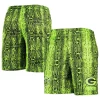 Men's New Era Neon Green Green Bay Packers Summer Pop Shorts