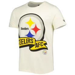 Men's New Era Cream Pittsburgh Steelers Sideline Chrome T-Shirt 5 Men's New Era Cream Pittsburgh Steelers Sideline Chrome T-Shirt -New Era Shop 6010600 ALT2