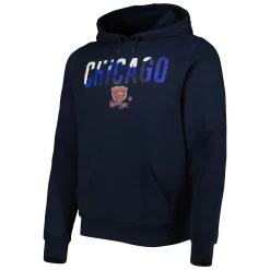Men's New Era Navy Chicago Bears Ink Dye Pullover Hoodie -New Era Shop 6012048 ALT2