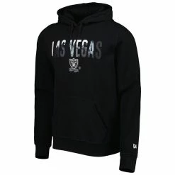 Men's New Era Black Las Vegas Raiders Ink Dye Pullover Hoodie 5 Men's New Era Black Las Vegas Raiders Ink Dye Pullover Hoodie -New Era Shop 6012116 ALT2