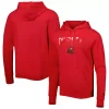 Men's New Era Red Tampa Bay Buccaneers Ink Dye Pullover Hoodie