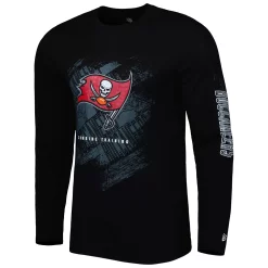 Men's New Era Black Tampa Bay Buccaneers Combine Authentic Action Long Sleeve T-Shirt -New Era Shop 6012438 ALT2