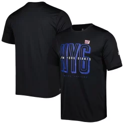 Men's New Era Black New York Giants Scrimmage T-Shirt