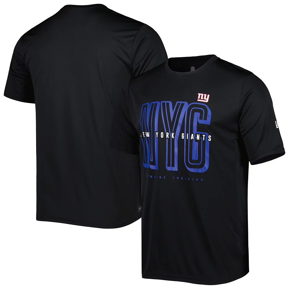 Men's New Era Black New York Giants Scrimmage T-Shirt 1 Men's New Era Black New York Giants Scrimmage T-Shirt