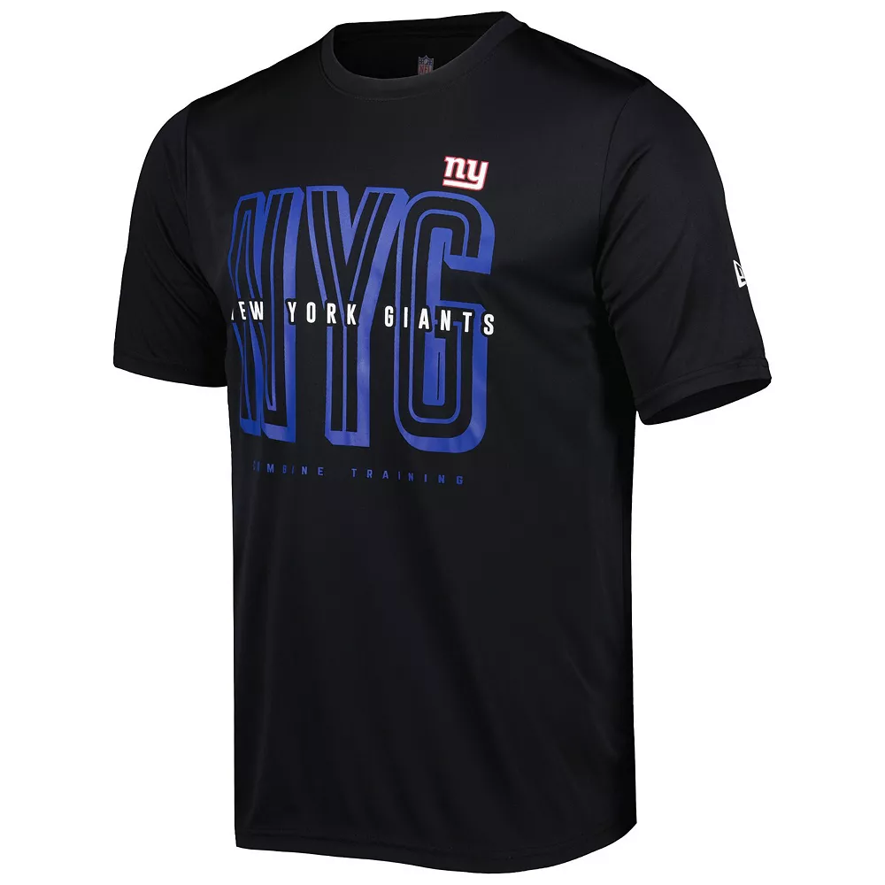 Men's New Era Black New York Giants Scrimmage T-Shirt 3 Men's New Era Black New York Giants Scrimmage T-Shirt - Image 3