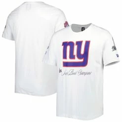 Men's New Era White New York Giants Historic Champs T-Shirt