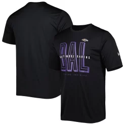 Men's New Era Black Baltimore Ravens Scrimmage T-Shirt