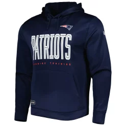 Men's New Era Navy New England Patriots Combine Authentic Huddle Up Pullover Hoodie -New Era Shop 6024954 ALT2