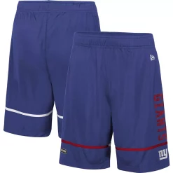 Men's New Era Royal New York Giants Combine Authentic Rusher Training Shorts