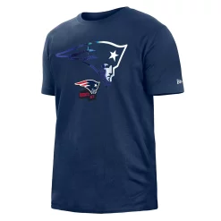 Men's New Era Navy New England Patriots 2022 Sideline Ink Dye T-Shirt -New Era Shop 6025316 ALT2