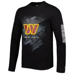 Men's New Era Black Washington Commanders Combine Authentic Action Long Sleeve T-Shirt -New Era Shop 6025477 ALT2