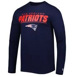 Men's New Era Navy New England Patriots Combine Authentic Stated Long Sleeve T-Shirt -New Era Shop 6026473 ALT2