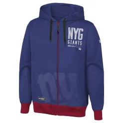 Men's New Era Royal New York Giants Combine Authentic Drop Back Full-Zip Hoodie -New Era Shop 6026952 ALT2