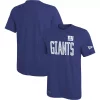Men's New Era Royal New York Giants Combine Authentic Training Huddle Up T-Shirt
