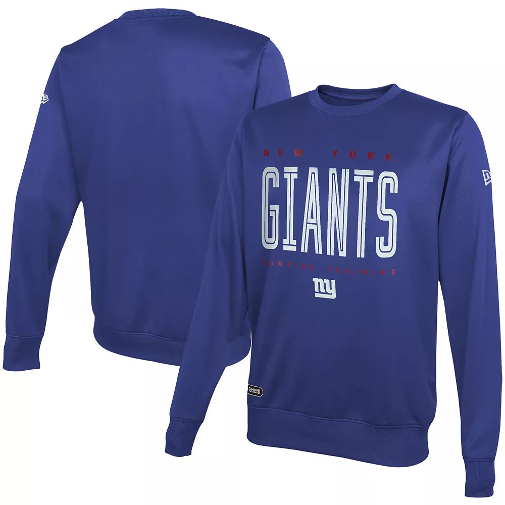 Men's New Era Royal New York Giants Combine Authentic Top Pick Pullover Sweatshirt 1 Men's New Era Royal New York Giants Combine Authentic Top Pick Pullover Sweatshirt