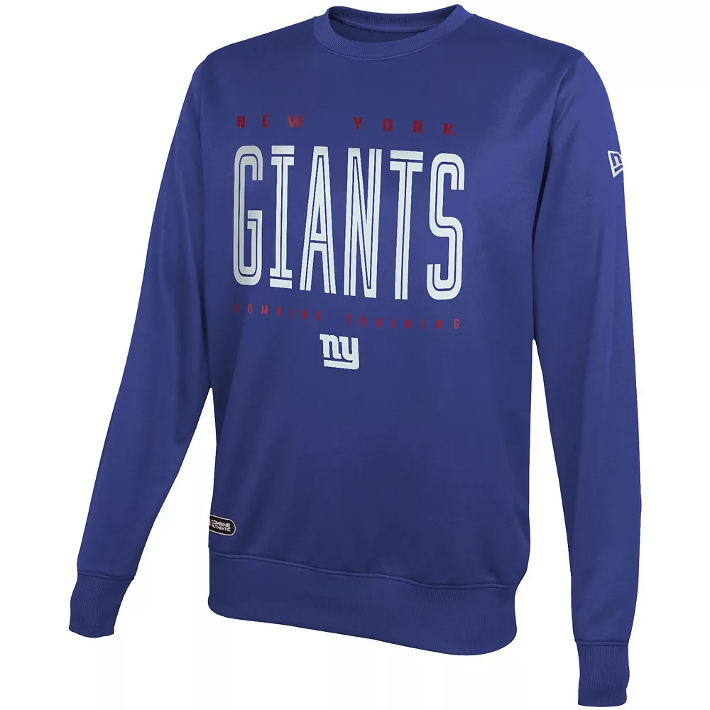Men's New Era Royal New York Giants Combine Authentic Top Pick Pullover Sweatshirt 3 Men's New Era Royal New York Giants Combine Authentic Top Pick Pullover Sweatshirt - Image 3