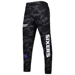 Men's New Era Black/Camo Philadelphia 76ers Tonal Joggers -New Era Shop 6029367 ALT2