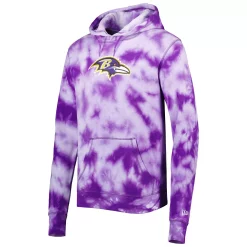 Men's New Era Purple Baltimore Ravens Team Tie-Dye Pullover Hoodie 5 Men's New Era Purple Baltimore Ravens Team Tie-Dye Pullover Hoodie -New Era Shop 6029379 ALT2