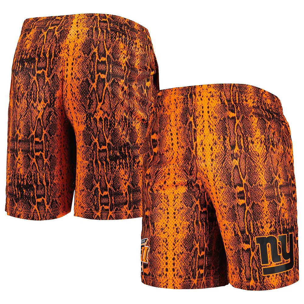 Men's New Era Orange New York Giants Summer Pop Shorts 1 Men's New Era Orange New York Giants Summer Pop Shorts