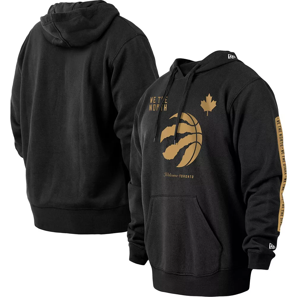 Men's New Era Black Toronto Raptors 2022/23 City Edition Big & Tall Pullover Hoodie 2 Men's New Era Black Toronto Raptors 2022/23 City Edition Big & Tall Pullover Hoodie - Image 2