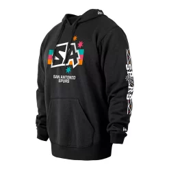 Men's New Era Black San Antonio Spurs 2022/23 City Edition Big & Tall Pullover Hoodie 5 Men's New Era Black San Antonio Spurs 2022/23 City Edition Big & Tall Pullover Hoodie -New Era Shop 6104231 ALT2