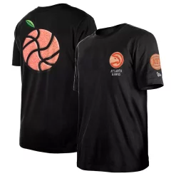 Men's New Era Black Atlanta Hawks 2022/23 City Edition Elite Pack T-Shirt
