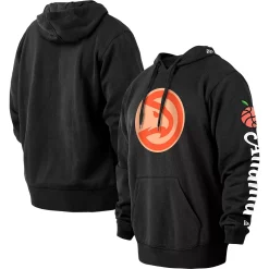 Men's New Era Black Atlanta Hawks 2022/23 City Edition Big & Tall Pullover Hoodie