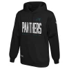 Men's New Era Black Carolina Panthers Combine Authentic Huddle Up Pullover Hoodie
